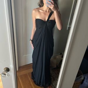 Black ABS Collection Chiffon Dress size 4